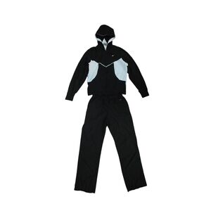 Nike Women's Black and White Tracksuit Size MEDIUM